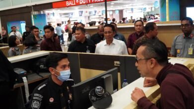 Menkumham Supratman Andi Agtas Tinjau Bandara Ngurah Rai, Bali, Minggu (1/9/2024)