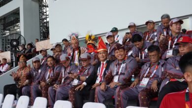 Penjabat (Pj) Gubernur Bali Sang Made Mahendra Jaya menghadiri langsung Pembukaan Pekan Olahraga Nasional (PON) XXI Aceh-Sumut di Stadion Harapan Bangsa, Aceh, Senin (9/9/2024). (ist)