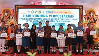 Pemerintah Provinsi (Pemprov) Bali menggelar peringatan Hari Kunjung Perpustakaan dengan mengangkat tema "Peningkatan Literasi Melalui Kreativitas Perpustakaan untuk Membangun Bali Maju dan Sejahtera", Sabtu (14/9/2024). (Ist)