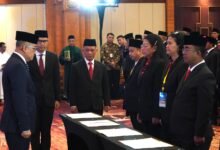 Kepala Kantor Wilayah Kementerian Hukum dan HAM Bali, Pramella Yunidar Pasaribu resmi dilantik menjadi Majelis Pengawas Wilayah Notaris (MPWN) Periode Tahun 2024 - 2027 dan Pengganti Antar Waktu (PAW) Majelis Kehormatan Notaris Wilayah (MKNW) Periode Tahun 2022 - 2025. (Ist)