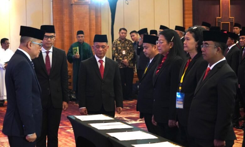 Kepala Kantor Wilayah Kementerian Hukum dan HAM Bali, Pramella Yunidar Pasaribu resmi dilantik menjadi Majelis Pengawas Wilayah Notaris (MPWN) Periode Tahun 2024 - 2027 dan Pengganti Antar Waktu (PAW) Majelis Kehormatan Notaris Wilayah (MKNW) Periode Tahun 2022 - 2025. (Ist)