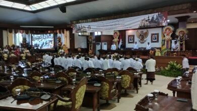 Suasana pelantikan anggota DPRD Bali periode 2024-2029, pada 2 September 2024 lalu. (red)