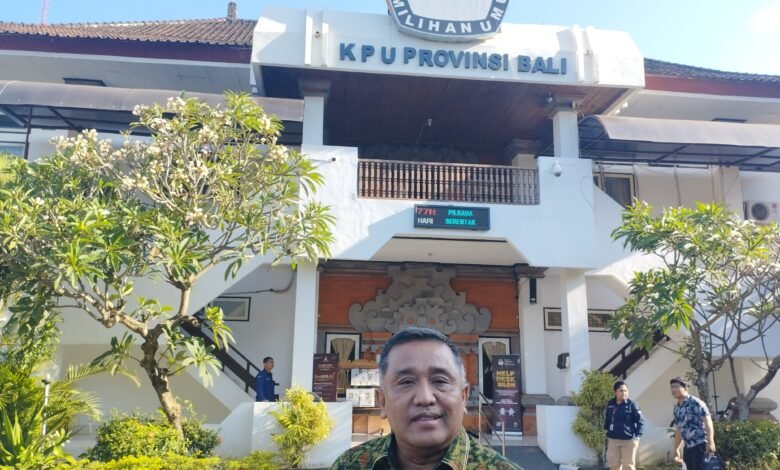 Ketua Komisi Pemilihan Umum (KPU) Provinsi Bali I Dewa Agung Gede Lidartawan. (Red)