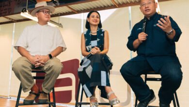 Acara Konferensi Pers Golo Mori Jazz 2024 di Beacwalk, Kuta Bali, Jumat (25/10/2024). Ket.Foto: Andien (Tengah), Bagas Indyatmoyo selaku Direktur Jazz Gunung Indonesia dan penyelenggara acara (kiri) dan Direktur Utama ITDC, Ari Respati (kanan).