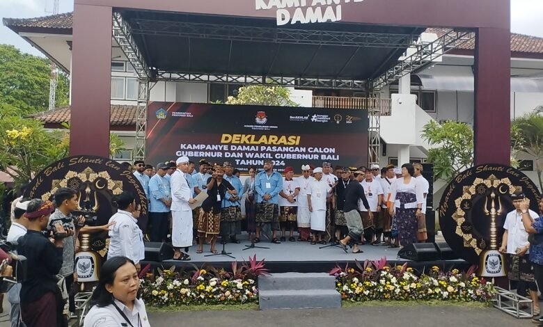 Komisi Pemilihan Umum (KPU) Provinsi Bali Laporan Awal Dana Kampanye (LADK) pasangan calon (paslon) peserta Pilkada Bali 2024 dengan batasan maksimal dana kampanye Rp 42.129.277.400. (red)