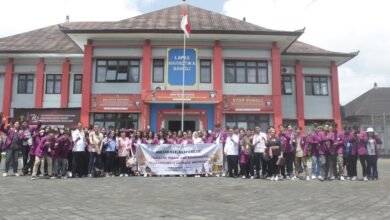 Kunjungan Kerja Universitas Katolik Soegijapranata Semarang di Lapas Narkotika Bangli, Rabu (2/10/2024).