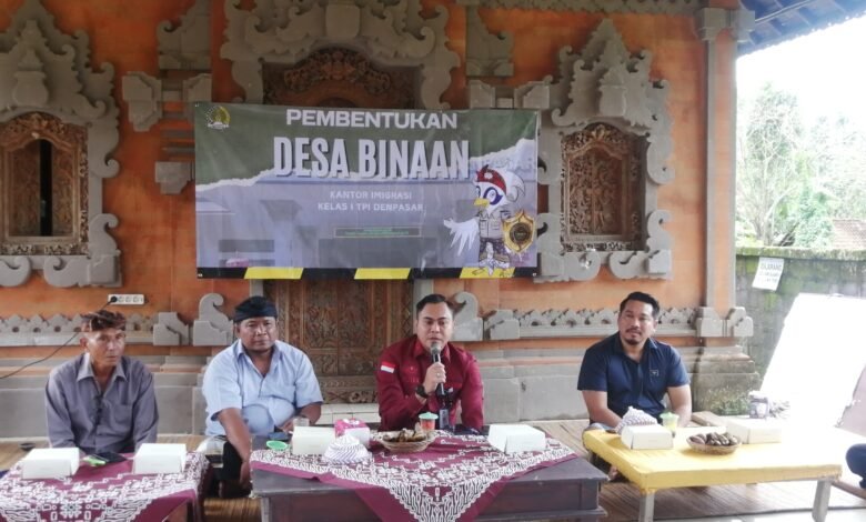 Kantor Imigrasi Kelas I TPI Denpasar melaksanakan kegiatan sosialisasi bertema eksistensi warga negara asing (WNA) dan calon pekerja migran Indonesia (CPMI) di Balai Subak Penataran, Desa Marga, Kecamatan Marga, Kabupaten Tabanan, Kamis, (12/12/2024).