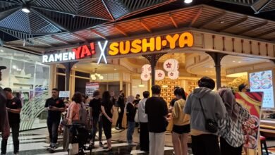 Grand Opening Ramen Ya! X Sushi-Ya, Sabtu (18/1/2025) di Mall Living World, Denpasar Bali. (Dok/Rahma).