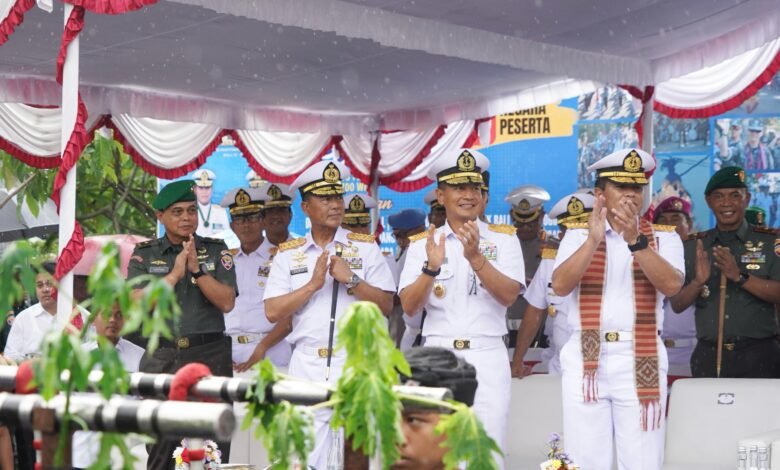 Suasana gelaran 5th Multilateral Naval Exercise Komodo (MNEK) 2025 pada Selasa (18/2/2025) di seputaran Renon Denpasar. (Dok/ist).