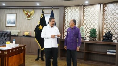 Menteri Imigrasi dan Pemasyarakatan (IMIPAS) RI Agus Adrianto dan Gubernur Bali Wayan Koster di Jakarta pada Selasa (23/9/2025). (dok.istimewa)