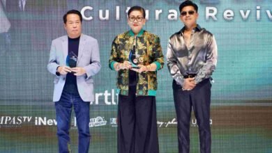 Ketua Dekranasda Provinsi Bali, Ibu Putri Suastini Koster saat menghadiri Bali Fashion Parade (BFP) 2025 Session 2 di TS Suites, Seminyak, Kuta, Minggu (31/8/2025). (dok.istimewa)