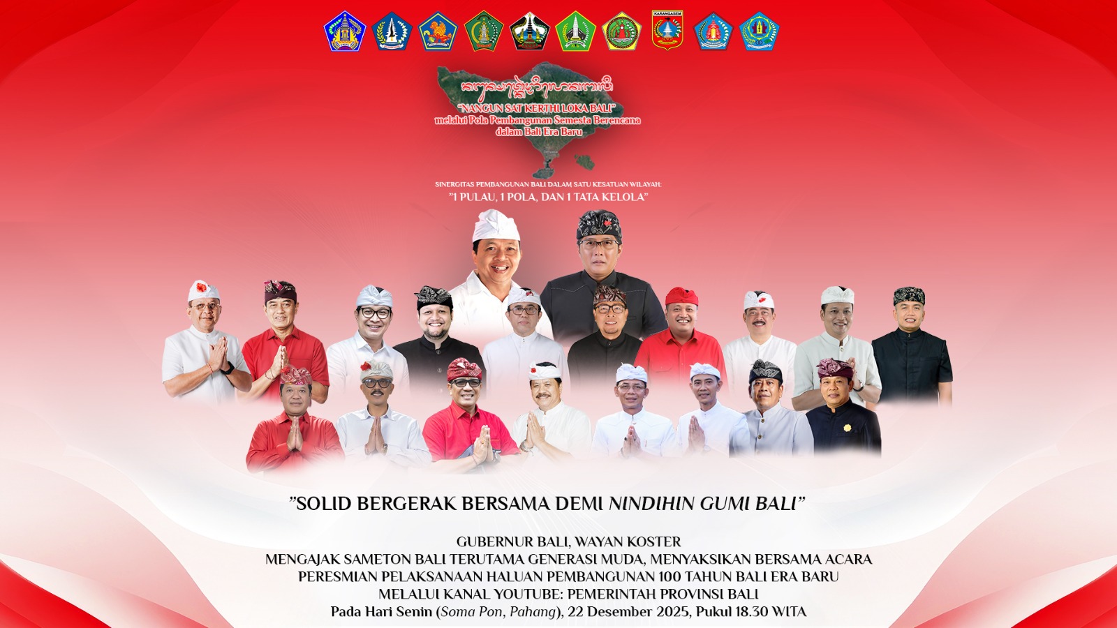 Peresmian Pelaksanaan Haluan Pembangunan 100 Tahun Bali Era Baru