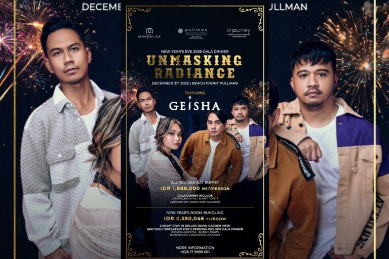The Mandalika hadirkan Band Geisha dalam acara Tahun Baru 2026. (dok.istimewa)