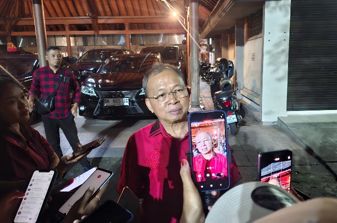 Gubernur Bali Wayan Koster di Jaya Sabha, pada Minggu (4/1/2026). (dok.Rahma)