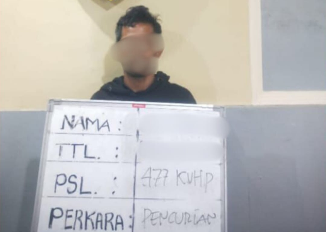 Tampang pelaku pencurian di kos-kosan Denpasar. (Dok. Istimewa)