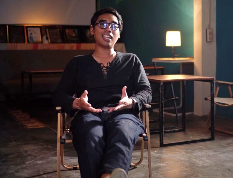 Ketua Searah Creative Hub, Dodek Sukahet. (dok: searahcreativehub)