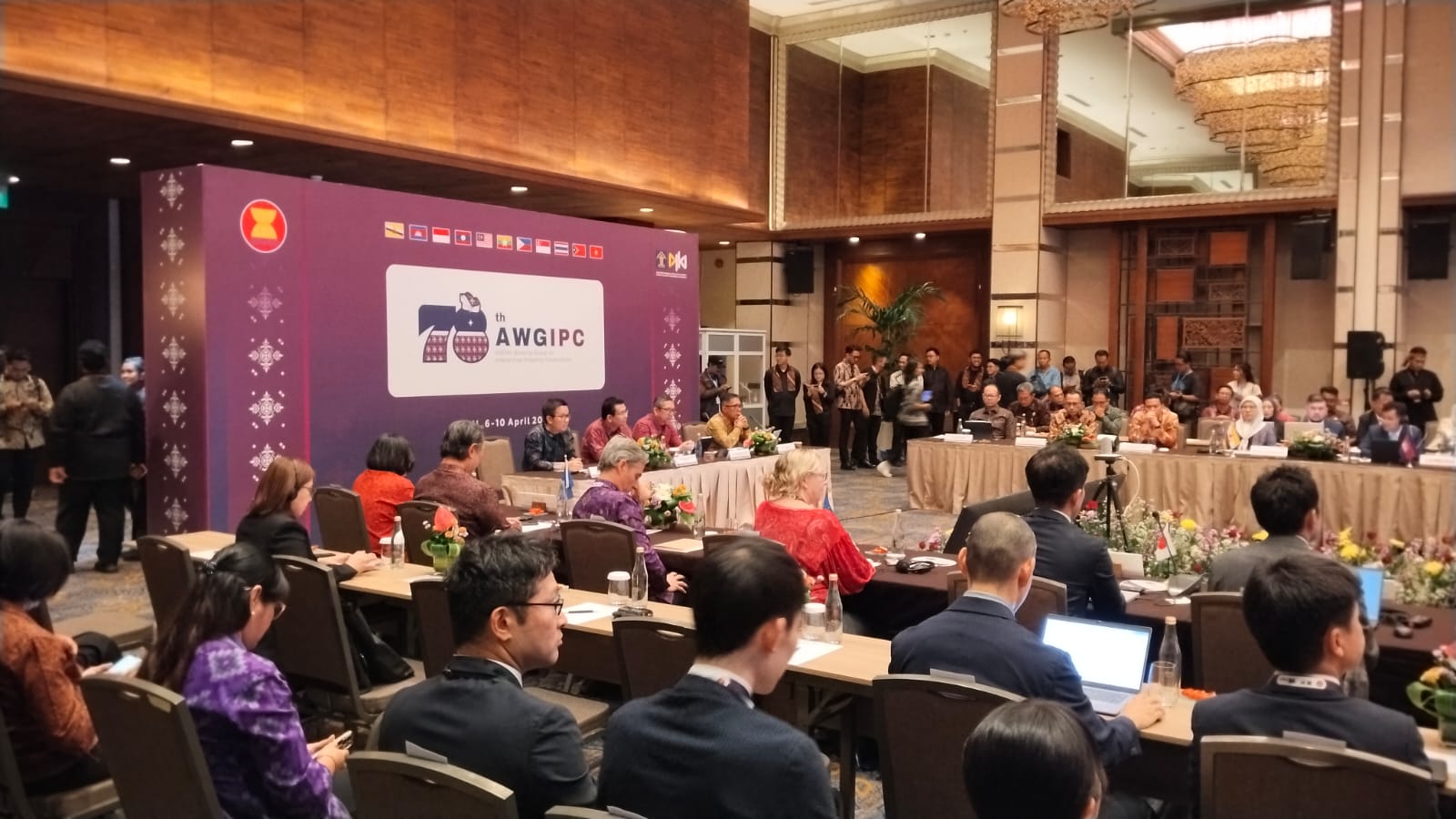 ASEAN Working Group on Intellectual Property Cooperation (AWGIPC) ke-78 yang digelar di Bali, Senin (6/4/2026). (dok: Rahma)