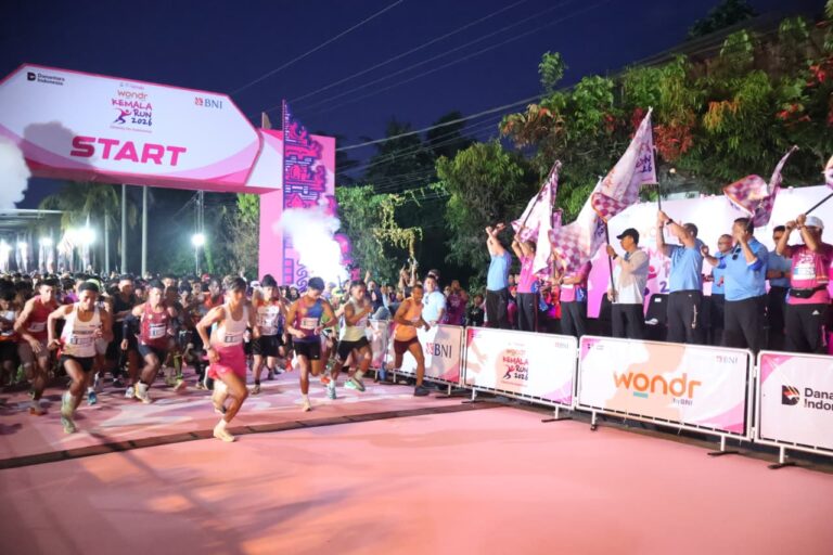 Event Wondr Kemala Run 2026 di gelar di Bali United Training Center (BUTC), Minggu (19/4/2026). (dok: istimewa)