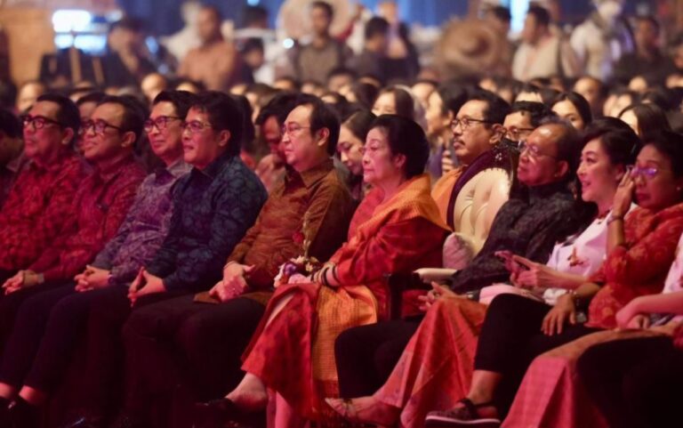 Singgasana Seni Bung Karno di Bali Beach Convention Center, Sabtu (28/2/2026). (dok: istimewa)