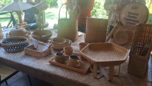 Salah satu kriya yang dijual di Samsara Bamboo Festival 2026. (dok: Rahma)