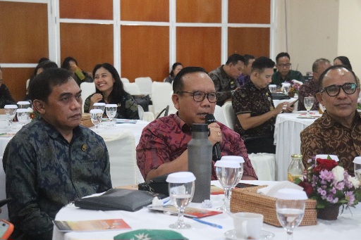 Rapat Koordinasi Kesehatan Daerah (Rakorkesda) Bali yang digelar di UPTD Bapelkesmas Provinsi Bali, Selasa (21/7/2026). (dok: istimewa)
