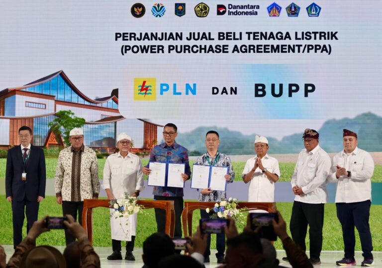 Groundbreaking pembangunan PSEL Denpasar Raya. (Dok. Istimewa)