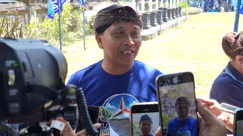 Ketua DPD Partai Demokrat Bali I Made Mudarta. (dok: Rahma)