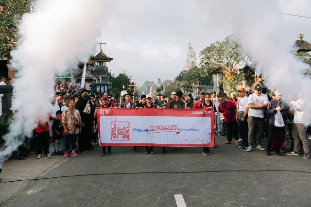 Suasana HUT ke-81 Kemerdekaan Republik Indonesia di Desa BRILiaN Angseri, Kecamatan Baturiti, Kabupaten Tabanan, Bali, Sabtu (22/8/2026). (dok: bri)