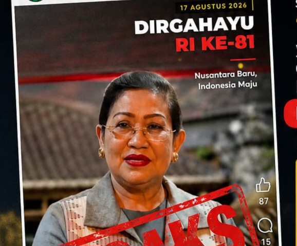 Beredar video hoaks sosok Ny. Putri Suastini Koster terkait undian berhadiah HUT RI ke-81 BPD Bali. (dok: istimewa)