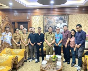 Audiensi panitia Fun Bike di Kantor Wali Kota Denpasar, Senin (21/9/2026). (dok: PMN)