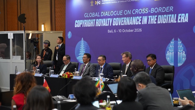 Global Dialogue on Cross-Border Copyright Royalty Governance in the Digital Era yang berlangsung di Badung, Bali, 7–9 Oktober 2026. (dok: istimewa)