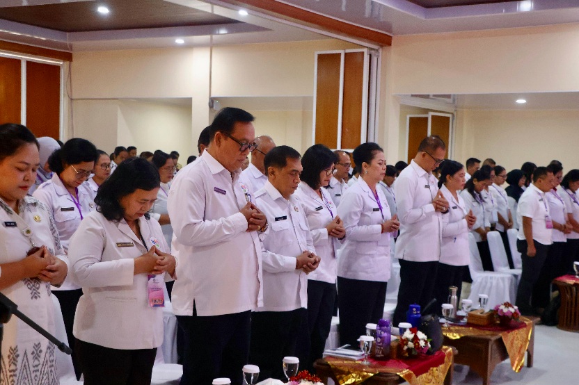 Suasana Pelatihan Posyandu ke-10 di UPTD Balai Pelatihan Kesehatan (Bapelkes) Provinsi Bali, Senin (10/8/2026). (dok: istimewa)